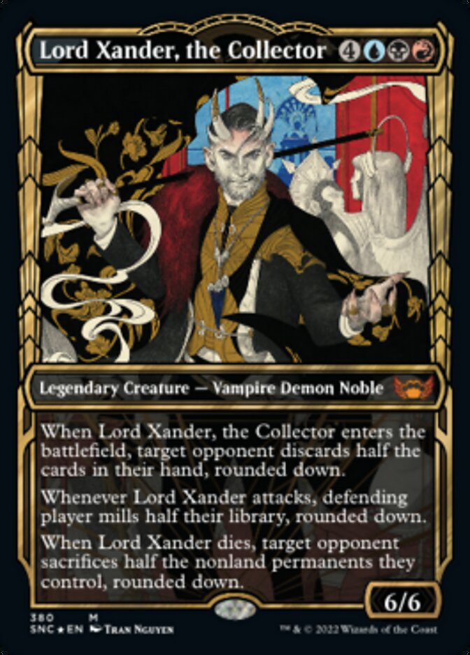 Lord Xander, the Collector (Showcase Golden Age Gilded Foil) [Streets of New Capenna] | North Valley Games