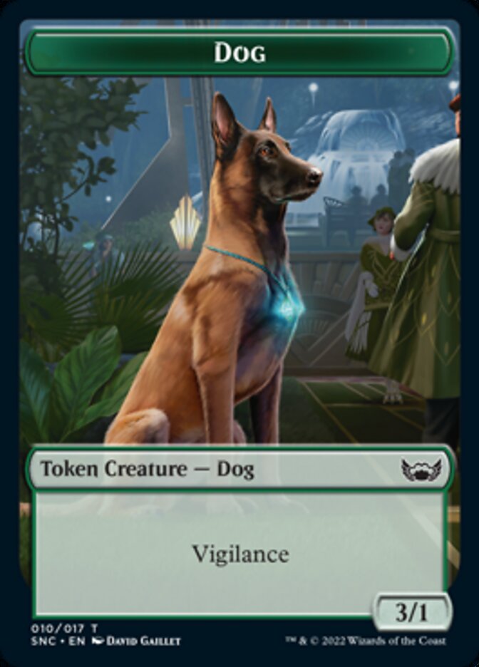 Dog Token [Streets of New Capenna Tokens] | North Valley Games
