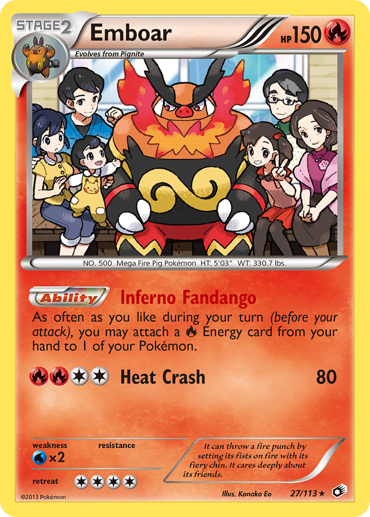 Emboar (27/113) (Theme Deck Exclusive) [Black & White: Legendary Treasures] | North Valley Games