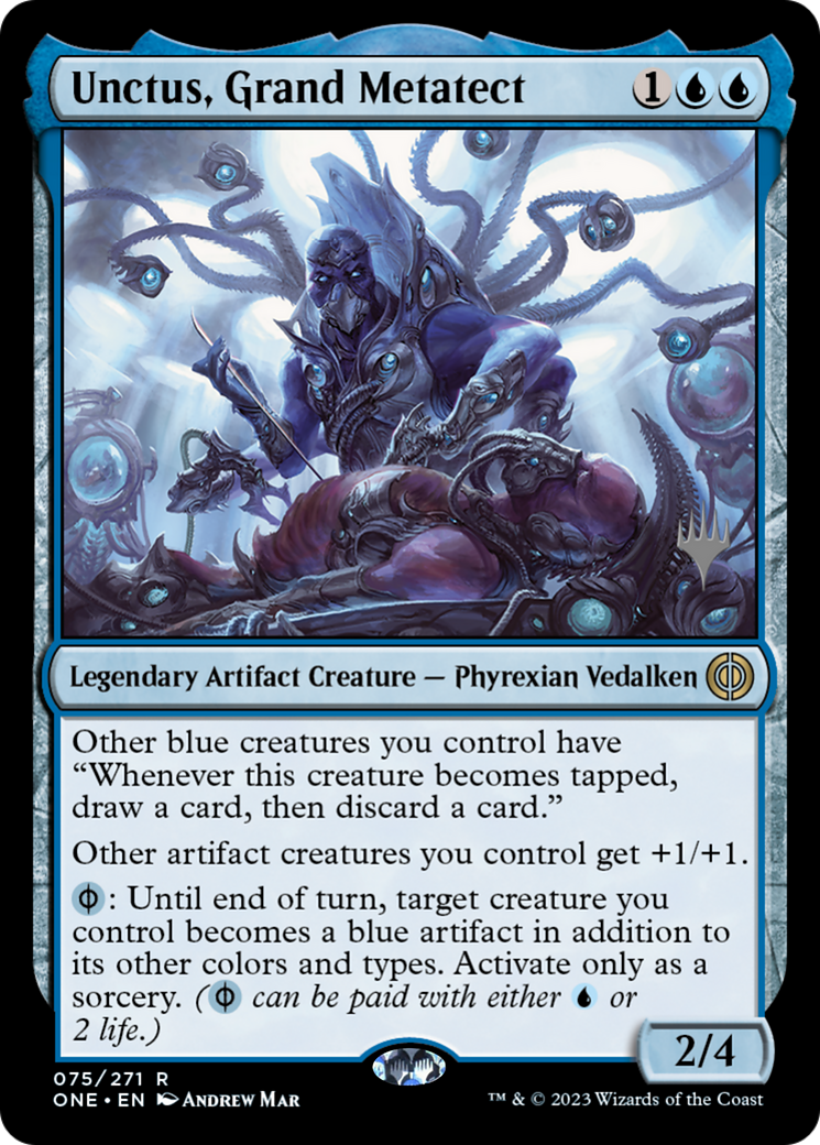 Unctus, Grand Metatect (Promo Pack) [Phyrexia: All Will Be One Promos] | North Valley Games