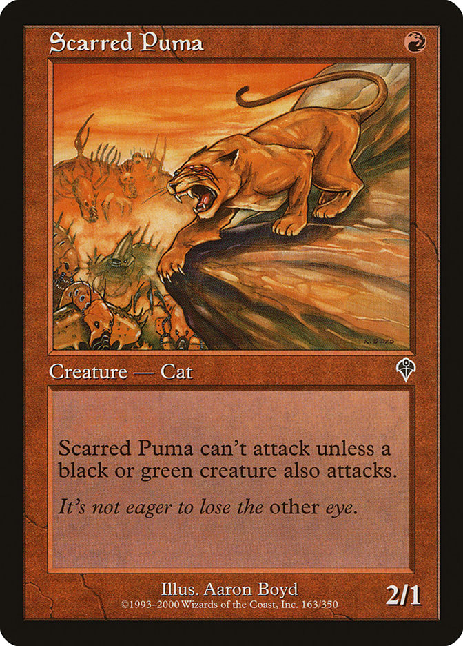 Scarred Puma [Invasion] | North Valley Games