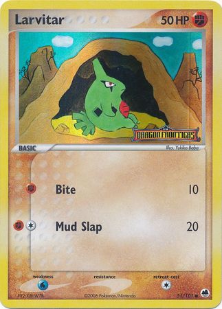 Larvitar (51/101) (Stamped) [EX: Dragon Frontiers] | North Valley Games