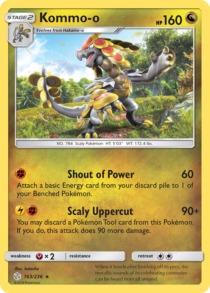 Kommo-o (163/236) [Sun & Moon: Cosmic Eclipse] | North Valley Games