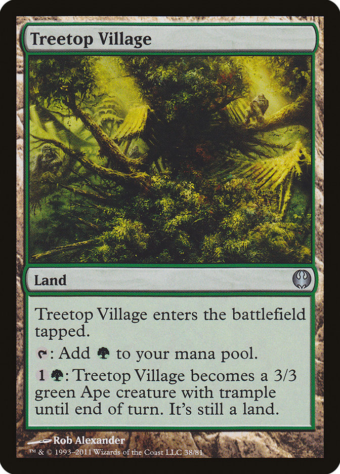 Treetop Village [Duel Decks: Knights vs. Dragons] | North Valley Games