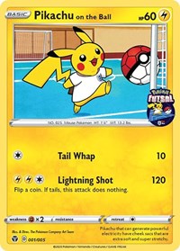 Pikachu on the Ball (001/005) [Miscellaneous Cards] | North Valley Games