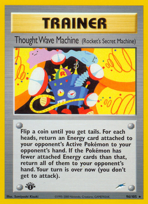 Thought Wave Machine (96/105) (Rocket's Secret Machine) [Neo Destiny 1st Edition] | North Valley Games