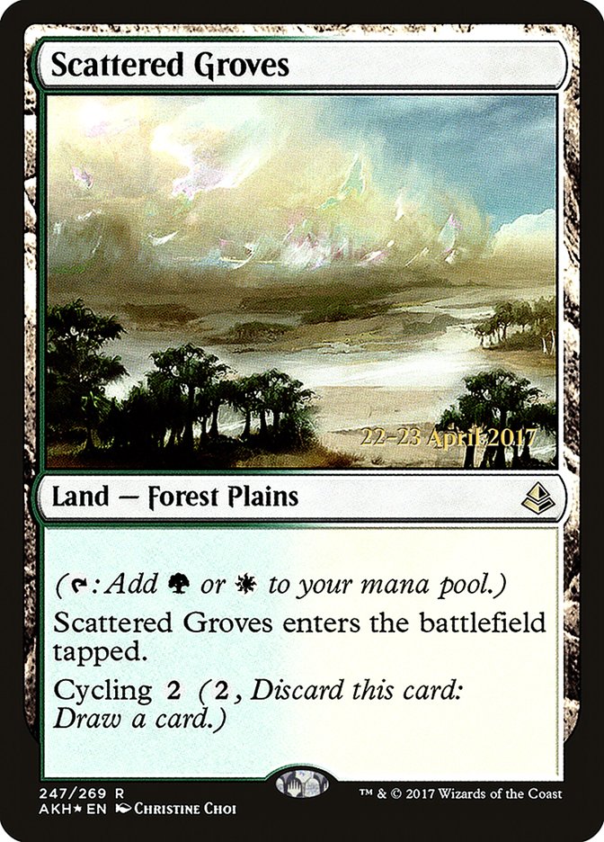 Scattered Groves [Amonkhet Prerelease Promos] | North Valley Games