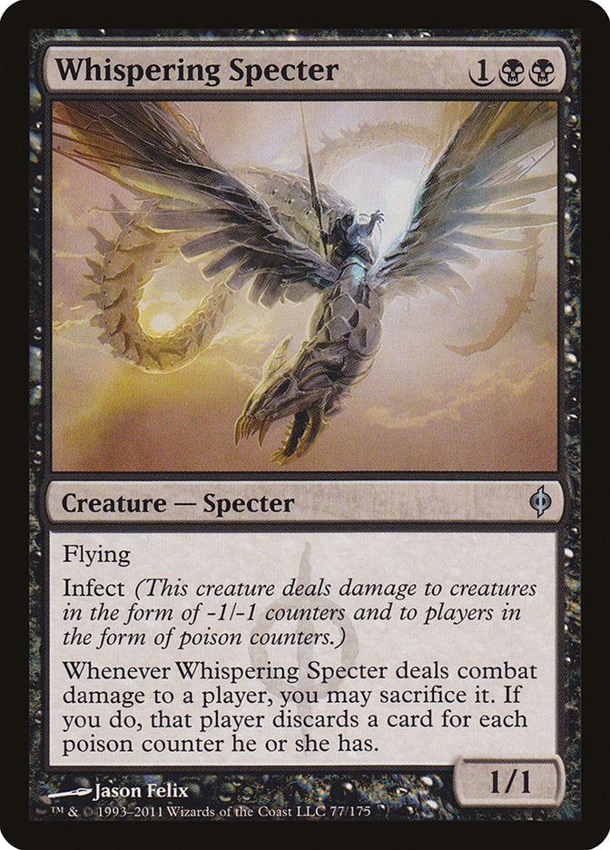 Whispering Specter [New Phyrexia] | North Valley Games