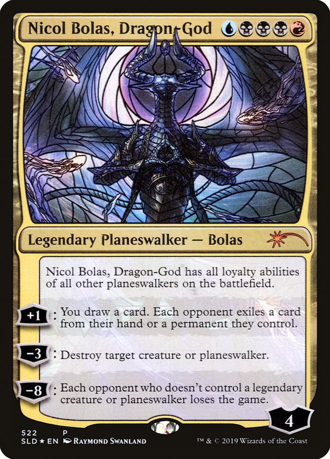 Nicol Bolas, Dragon-God (Stained Glass) [Secret Lair Drop Promos] | North Valley Games