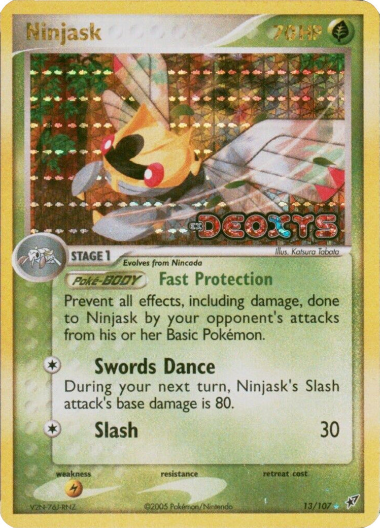 Ninjask (13/107) (Stamped) [EX: Deoxys] | North Valley Games