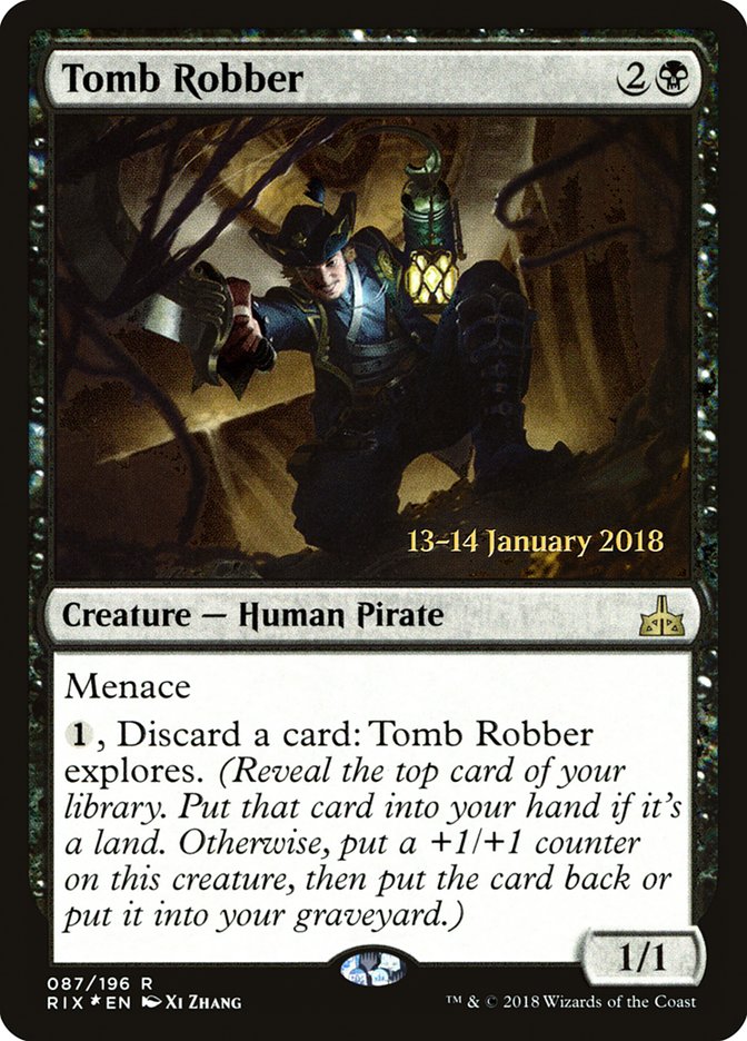 Tomb Robber [Rivals of Ixalan Prerelease Promos] | North Valley Games