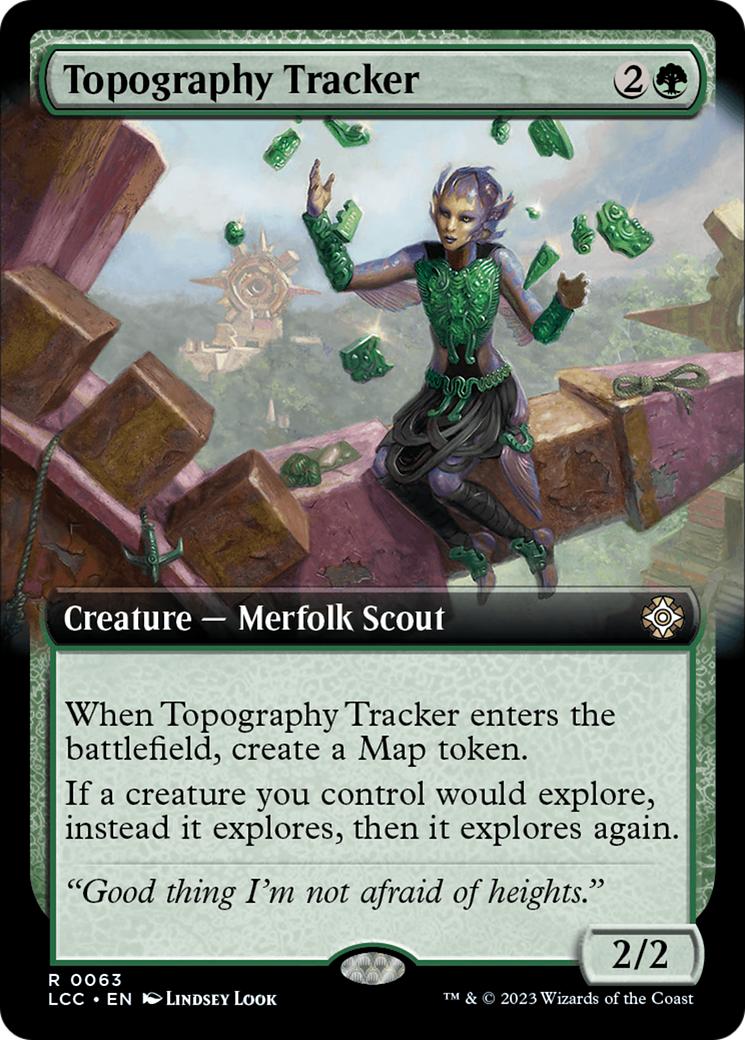 Topography Tracker (Extended Art) [The Lost Caverns of Ixalan Commander] | North Valley Games