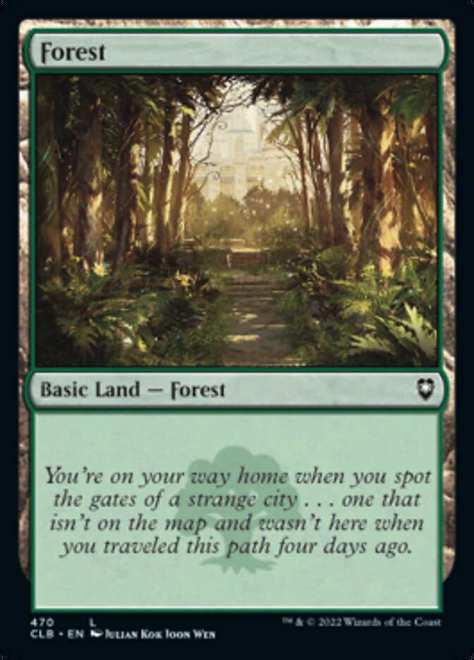 Forest (470) [Commander Legends: Battle for Baldur's Gate] | North Valley Games