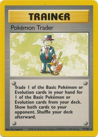 Pokemon Trader (77/102) [Base Set Unlimited] | North Valley Games