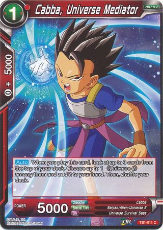 Cabba, Universe Mediator (TB1-011) [The Tournament of Power] | North Valley Games