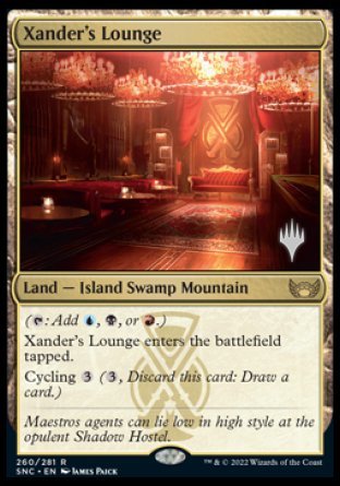 Xander's Lounge (Promo Pack) [Streets of New Capenna Promos] | North Valley Games