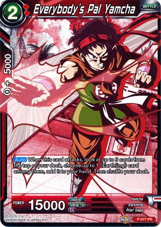Everybody's Pal Yamcha (Alternate Art) (P-077) [Special Anniversary Set] | North Valley Games
