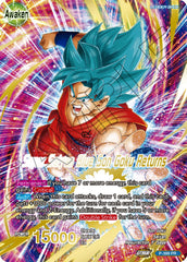 Son Goku // Super Saiyan Blue Son Goku Returns (Gold-Stamped) (P-399) [Promotion Cards] | North Valley Games