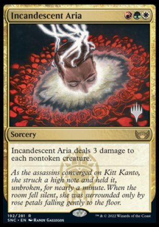 Incandescent Aria (Promo Pack) [Streets of New Capenna Promos] | North Valley Games