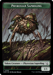 First Mate Ragavan // Phyrexian Saproling Double-Sided Token [March of the Machine Tokens] | North Valley Games