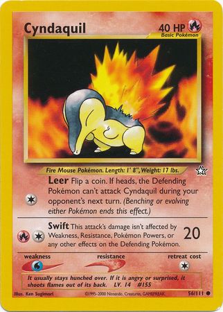 Cyndaquil (56/111) [Neo Genesis Unlimited] | North Valley Games