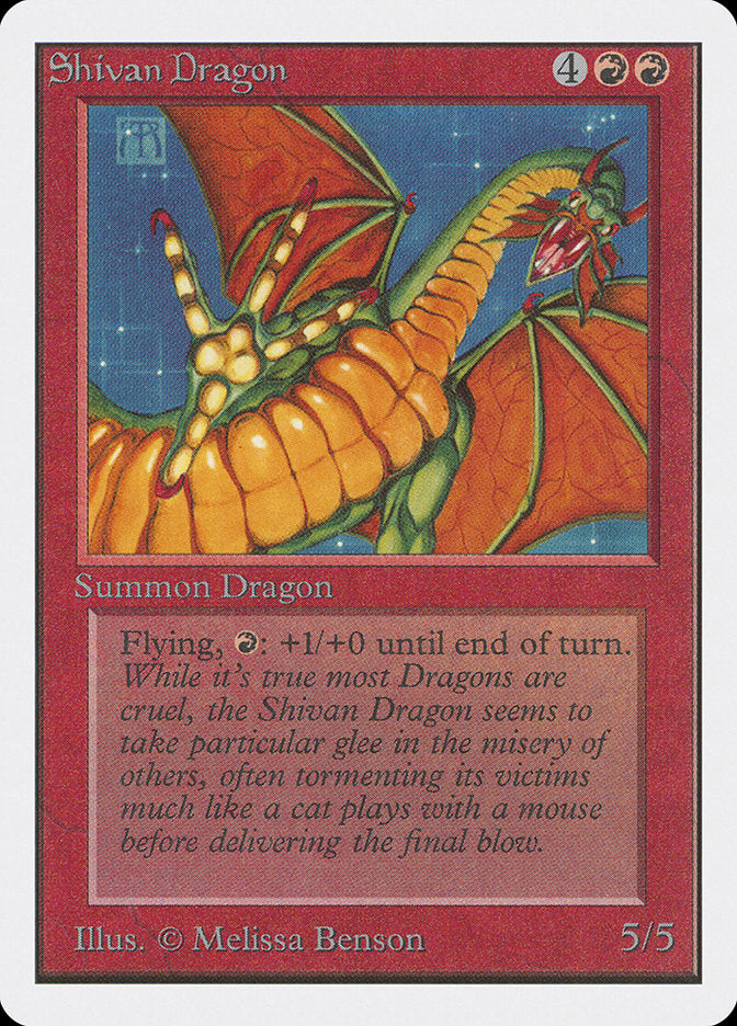 Shivan Dragon [Unlimited Edition] | North Valley Games