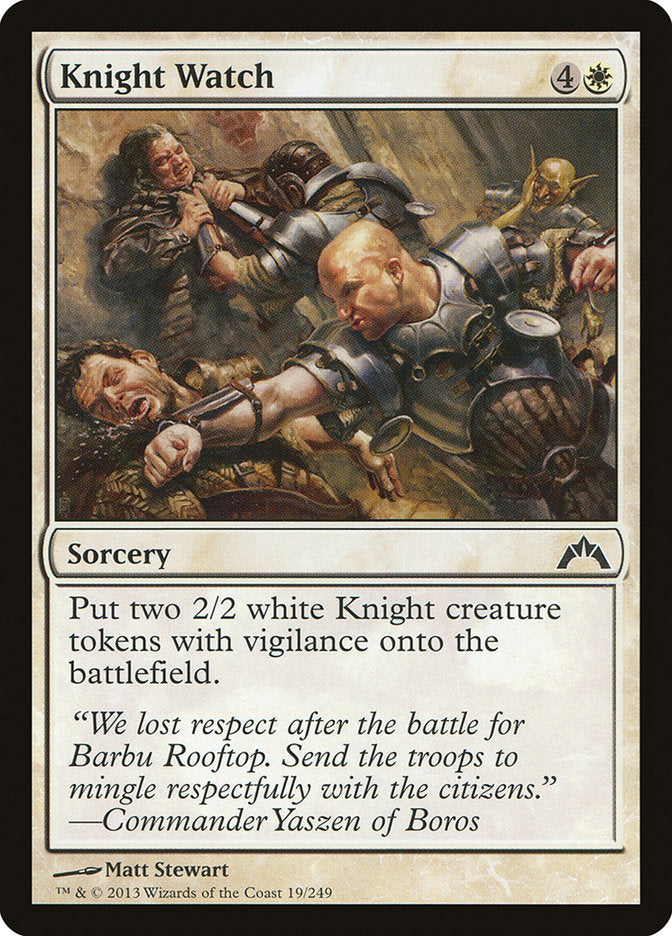 Knight Watch [Gatecrash] | North Valley Games