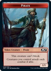 Pirate // Weird Double-Sided Token [Core Set 2021 Tokens] | North Valley Games