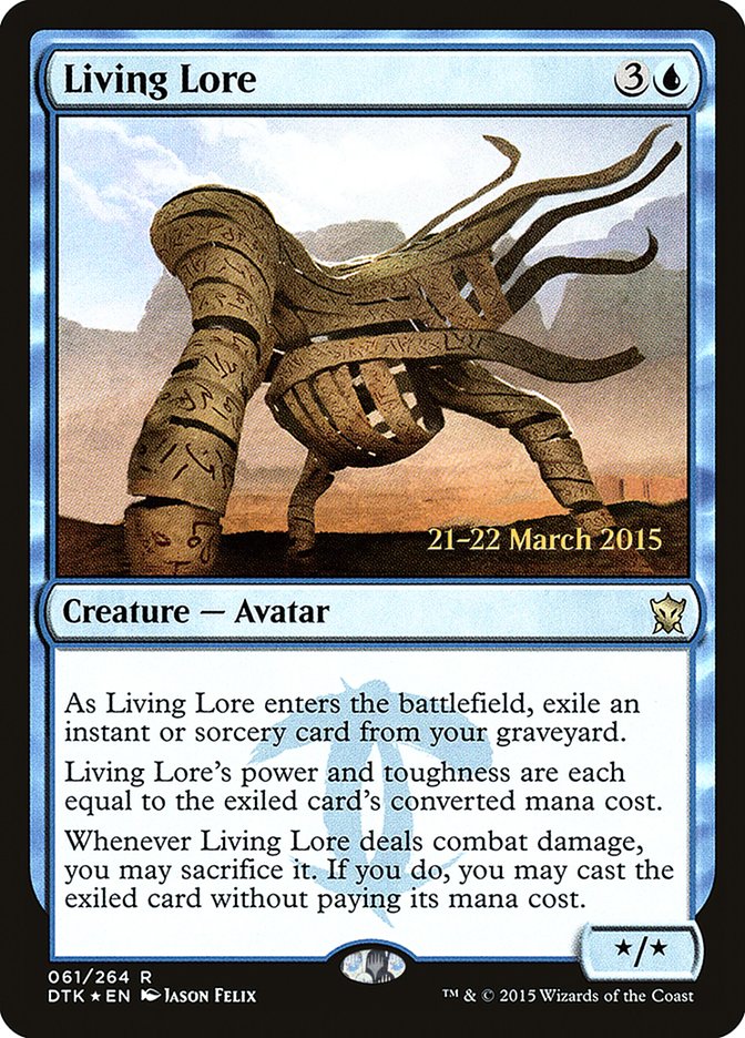 Living Lore [Dragons of Tarkir Prerelease Promos] | North Valley Games