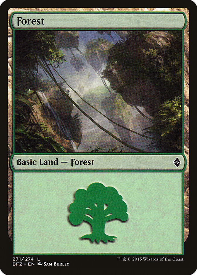 Forest (271) [Battle for Zendikar] | North Valley Games
