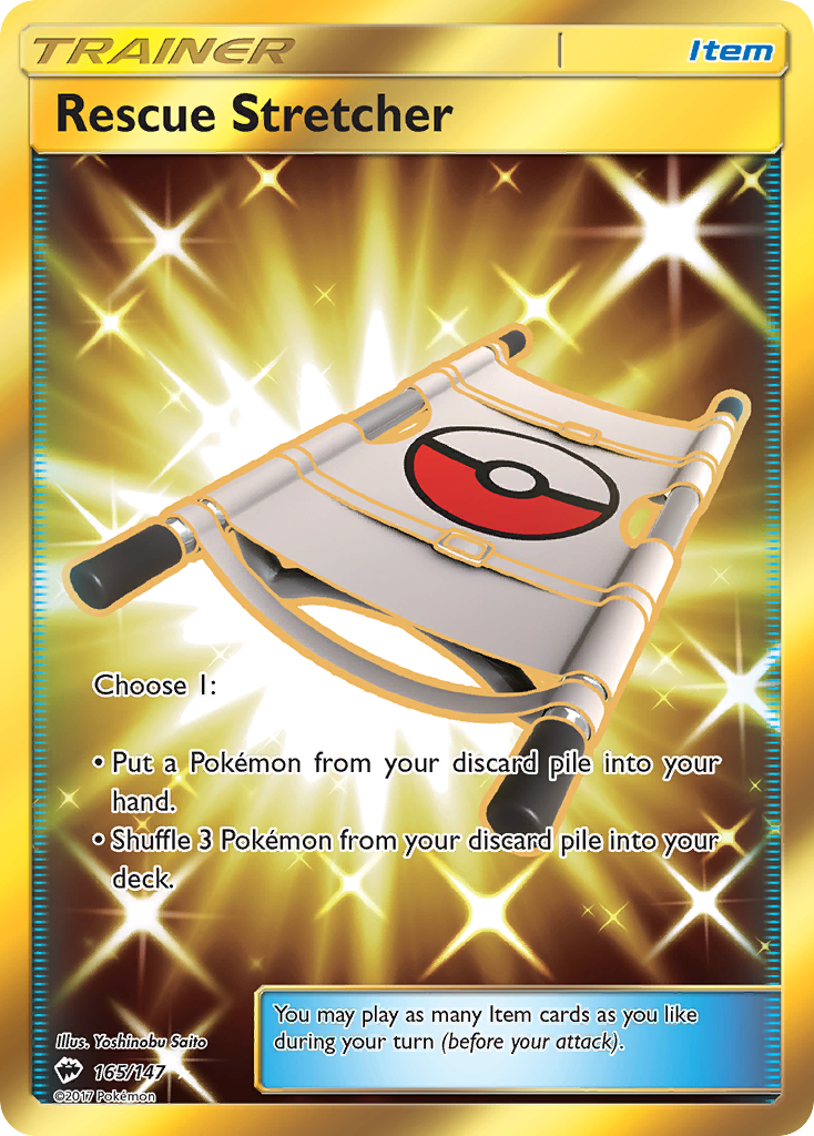 Rescue Stretcher (165/147) [Sun & Moon: Burning Shadows] | North Valley Games