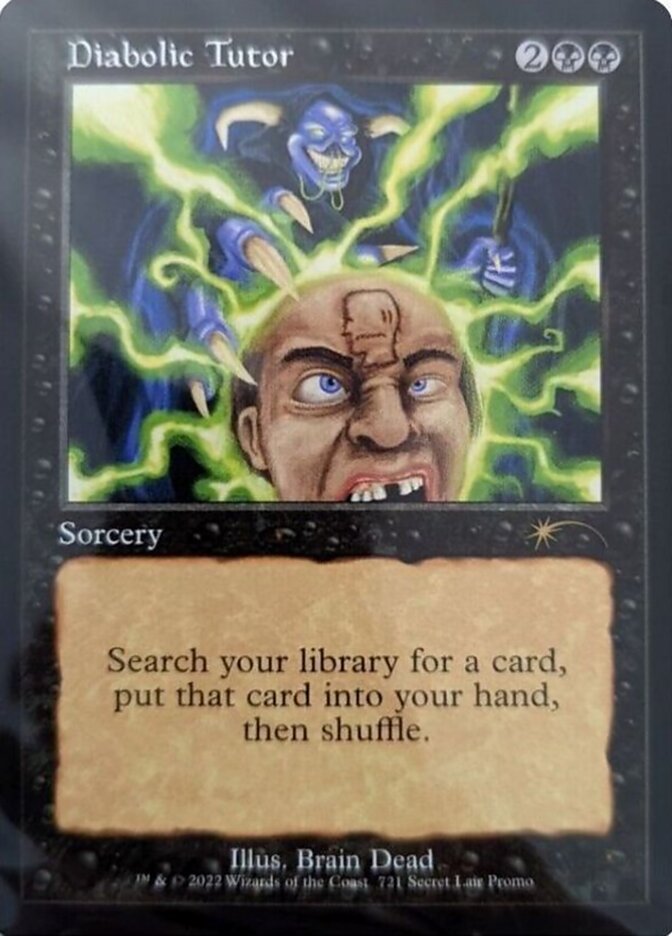 Diabolic Tutor (Retro) [Secret Lair Drop Promos] | North Valley Games