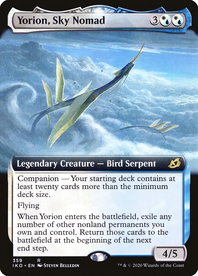 Yorion, Sky Nomad (Extended Art) [Ikoria: Lair of Behemoths] | North Valley Games