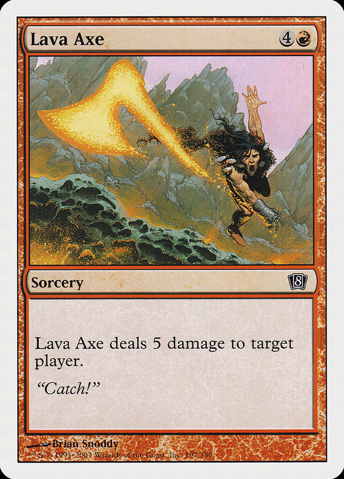 Lava Axe [Eighth Edition] | North Valley Games