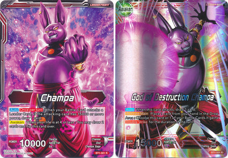 Champa // God of Destruction Champa (BT1-001) [Galactic Battle] | North Valley Games