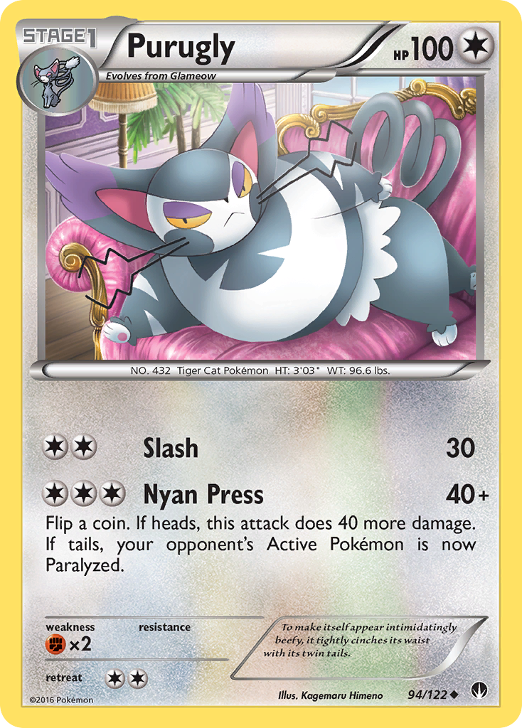 Purugly (94/122) [XY: BREAKpoint] | North Valley Games