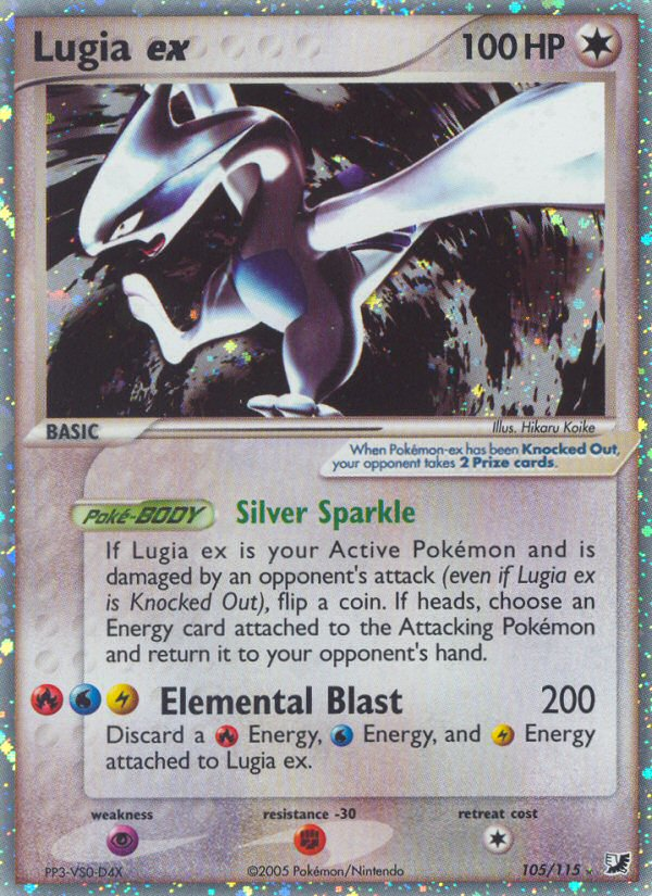 Lugia ex (105/115) [EX: Unseen Forces] | North Valley Games