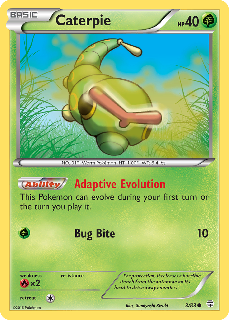 Caterpie (3/83) [XY: Generations] | North Valley Games