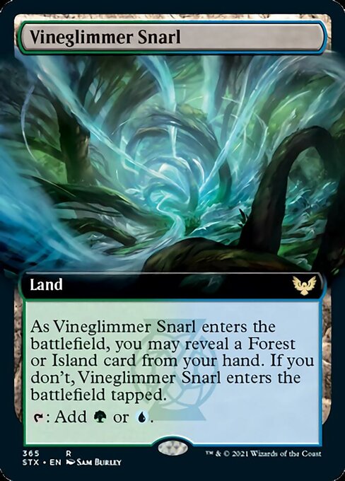 Vineglimmer Snarl (Extended Art) [Strixhaven: School of Mages] | North Valley Games