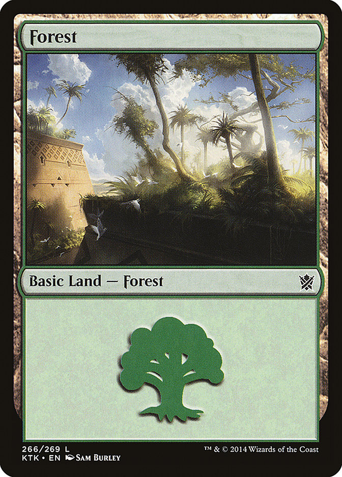 Forest (266) [Khans of Tarkir] | North Valley Games