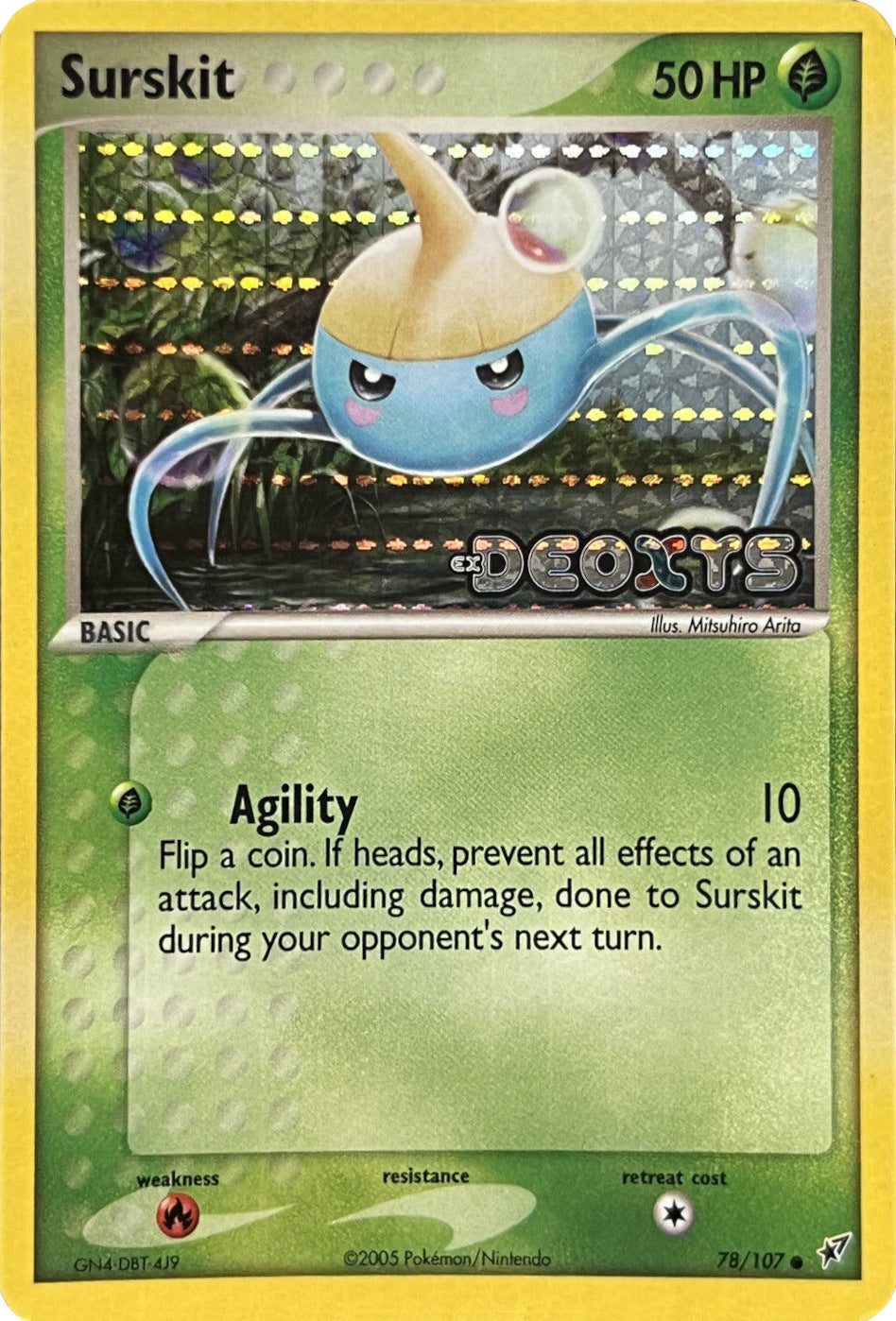 Surskit (78/107) (Stamped) [EX: Deoxys] | North Valley Games