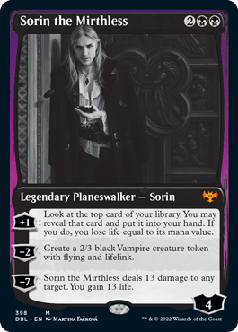 Sorin the Mirthless [Innistrad: Double Feature] | North Valley Games