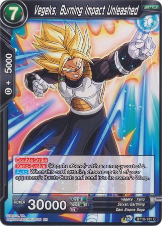 Vegeks, Burning Impact Unleashed (BT10-131) [Rise of the Unison Warrior 2nd Edition] | North Valley Games