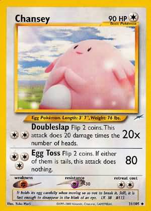 Chansey (31/105) [Neo Destiny Unlimited] | North Valley Games