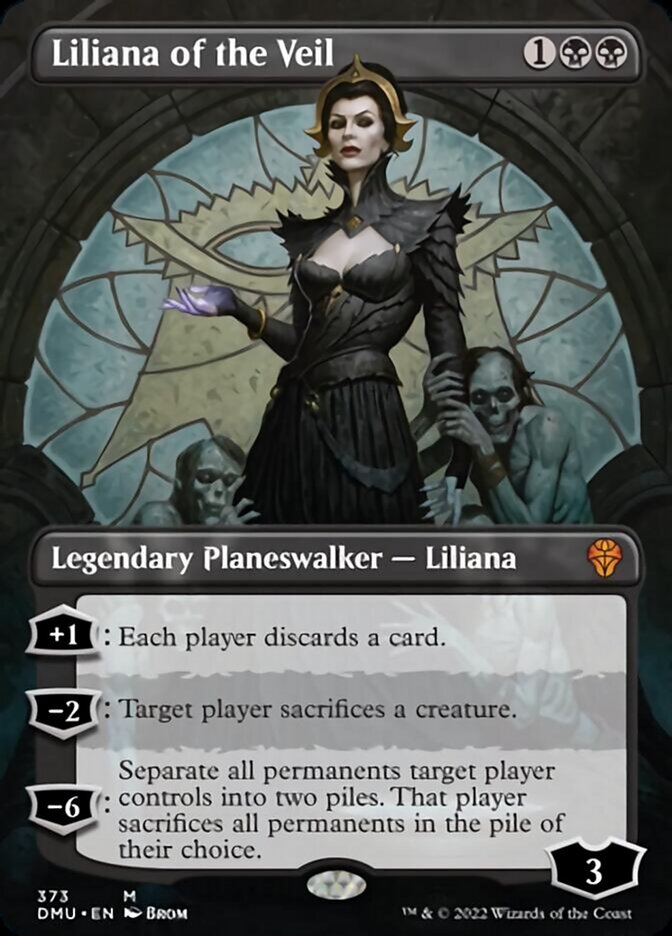 Liliana of the Veil (Borderless) [Dominaria United] | North Valley Games