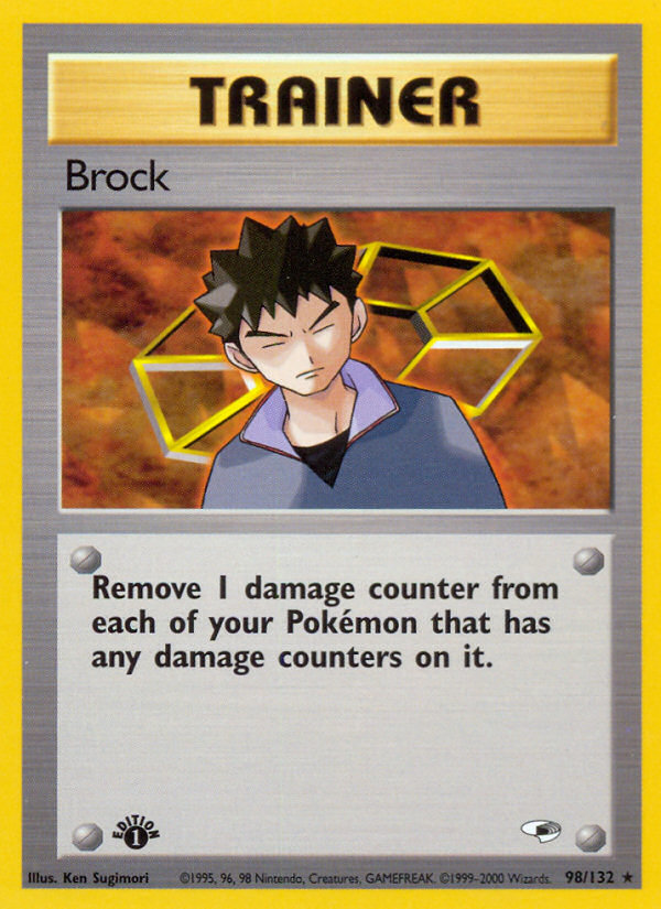 Brock (98/132) [Gym Heroes 1st Edition] | North Valley Games