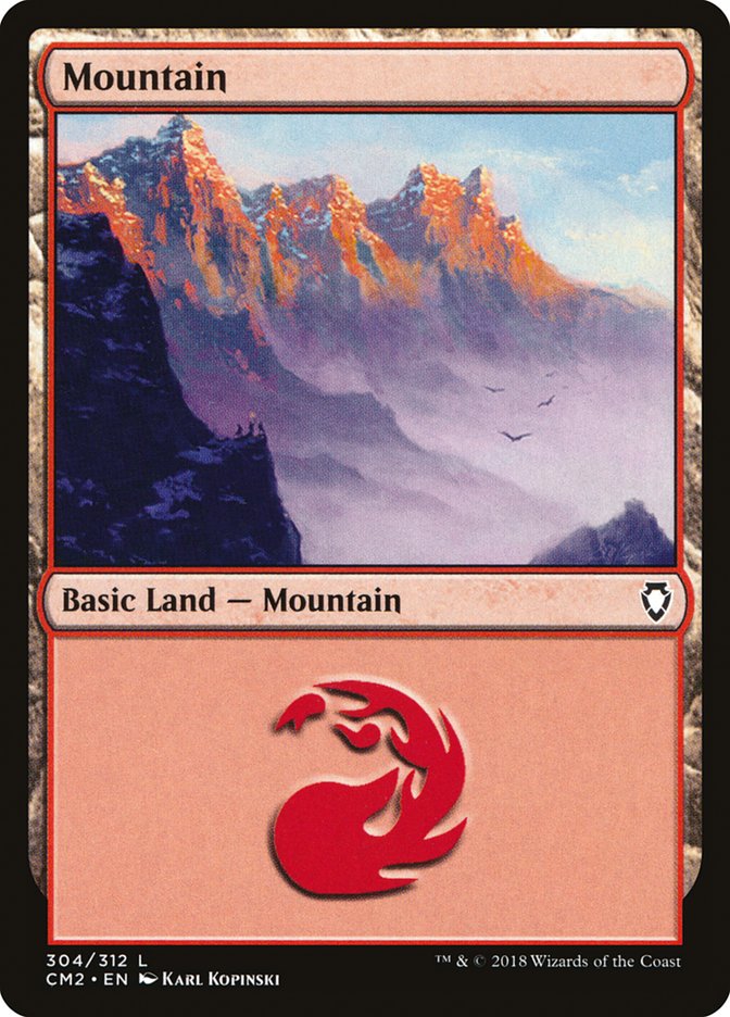 Mountain (304) [Commander Anthology Volume II] | North Valley Games