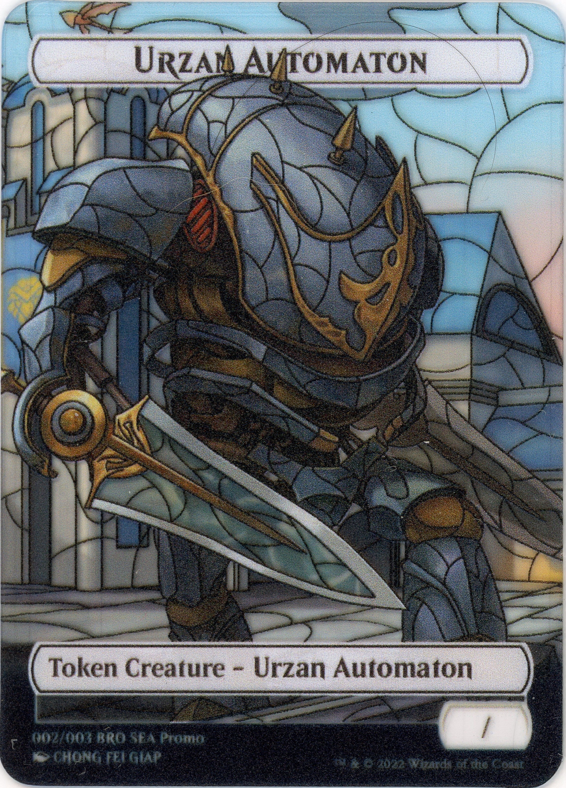 Urzan Automaton Token (SEA Exclusive) [The Brothers' War Tokens] | North Valley Games