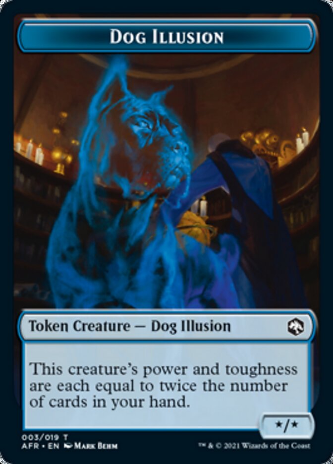 Dog Illusion // Vecna Double-Sided Token [Dungeons & Dragons: Adventures in the Forgotten Realms Tokens] | North Valley Games