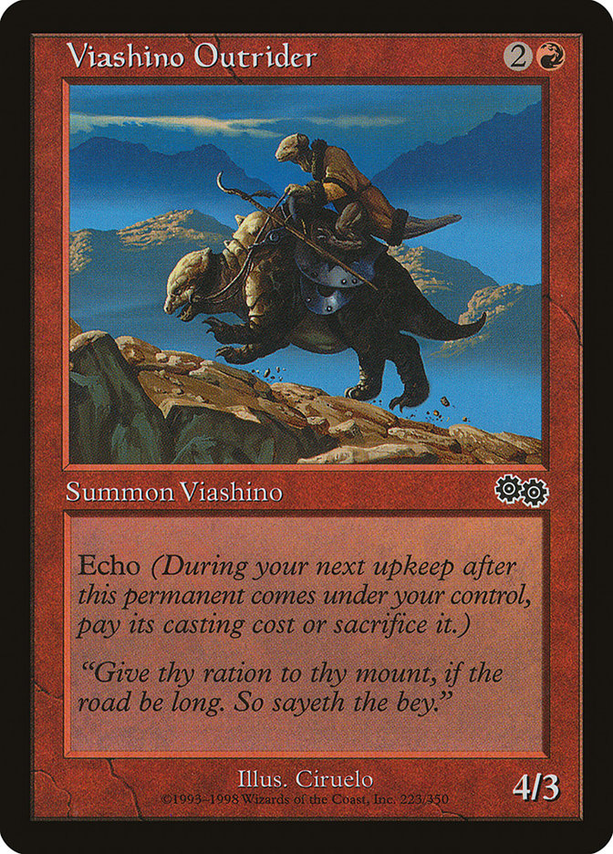 Viashino Outrider [Urza's Saga] | North Valley Games